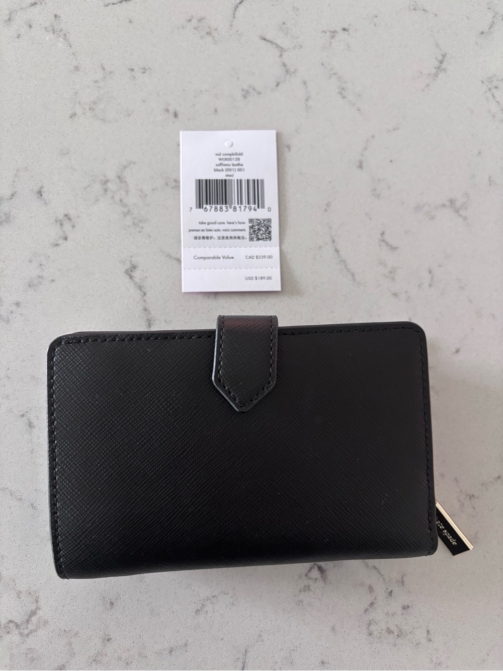 NWT Kate Spade Staci bi-fold leather wallet - Picture 4 of 4